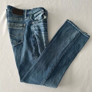 BKE Jake Straight Jeans Men's 30x31 (Tag 31x32) Stretch Dark Wash Denim Regular